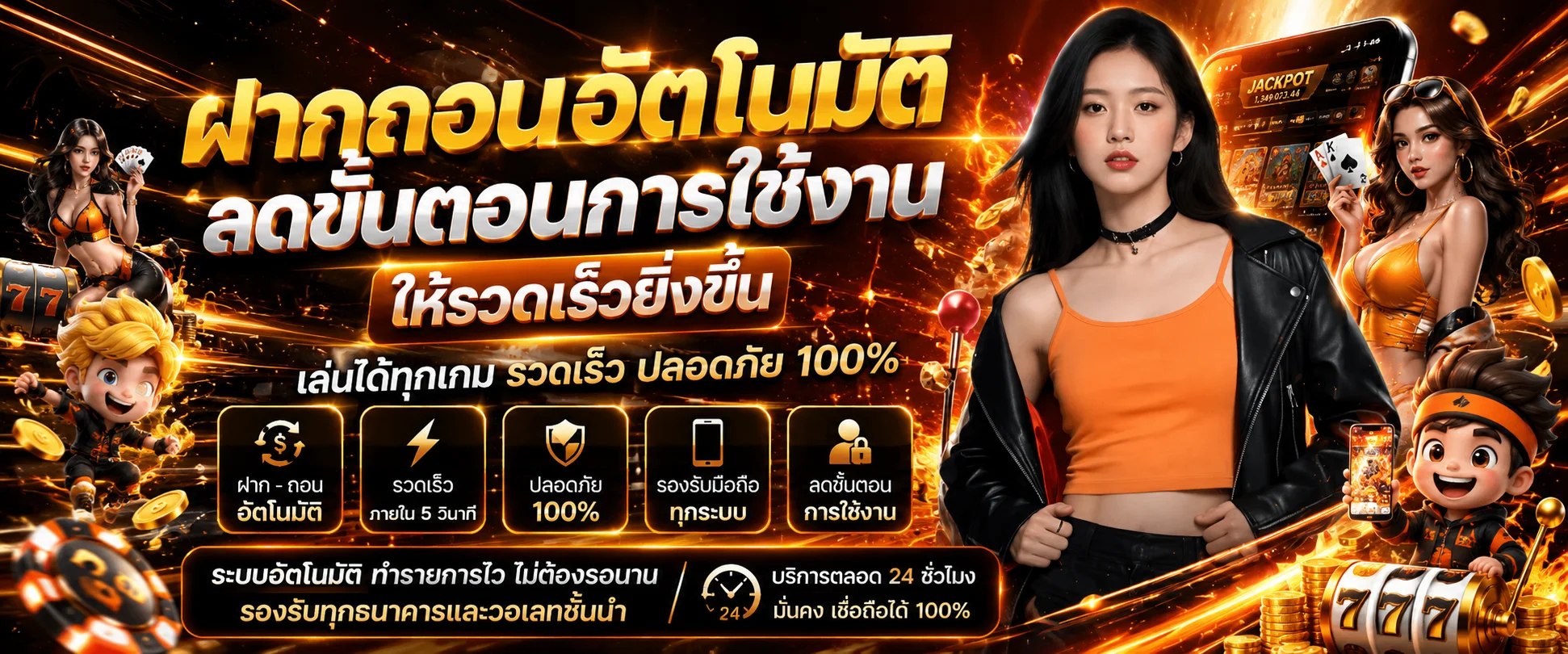 ระบบฝากถอนออโต้ UFASIX9 รวดเร็วภายใน 1 นาที รองรับทุกธนาคาร พร้อมเพย์